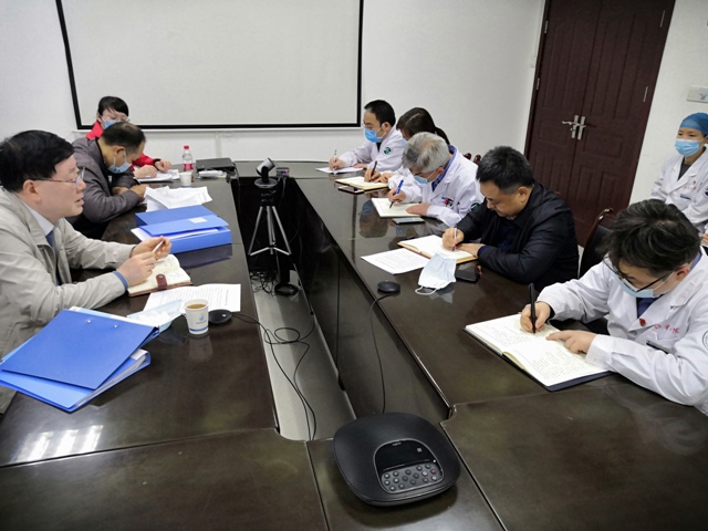 省卫健委督导组来我院督查新冠肺炎疫情防控工作