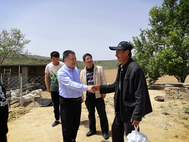 省四院到横山区波罗镇调研指导驻村帮扶和健康扶贫工作