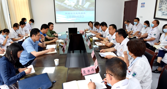 省卫健委蔺全锁副主任一行来我院调研指导工作