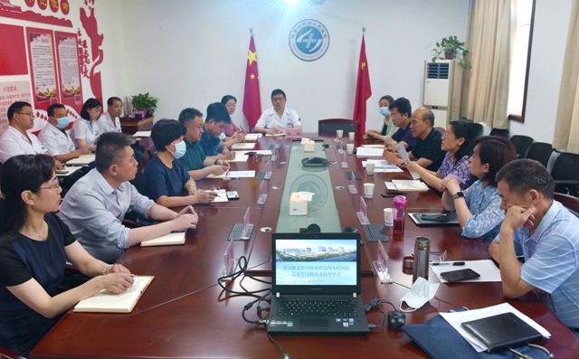 省卫健委党史学习教育第三督查指导组 督导我院党史学习教育开展情况