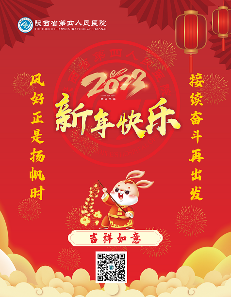 陕西省第四人民医院2023年新年贺词