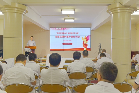 啪啪啦
召开“党建引领强内核 品牌赋能促发展” 党建品牌创建专题培训会